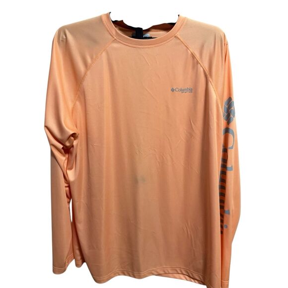 Columbia Other - Columbia PFG Melon Long Sleeve Shirt XLarge Orange Fishing‎
